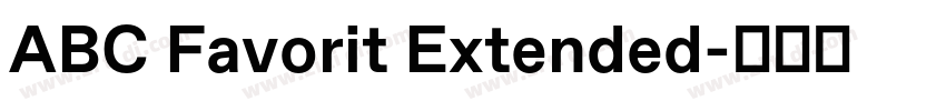 ABC Favorit Extended字体转换 ABC Favorit Extended字体转换